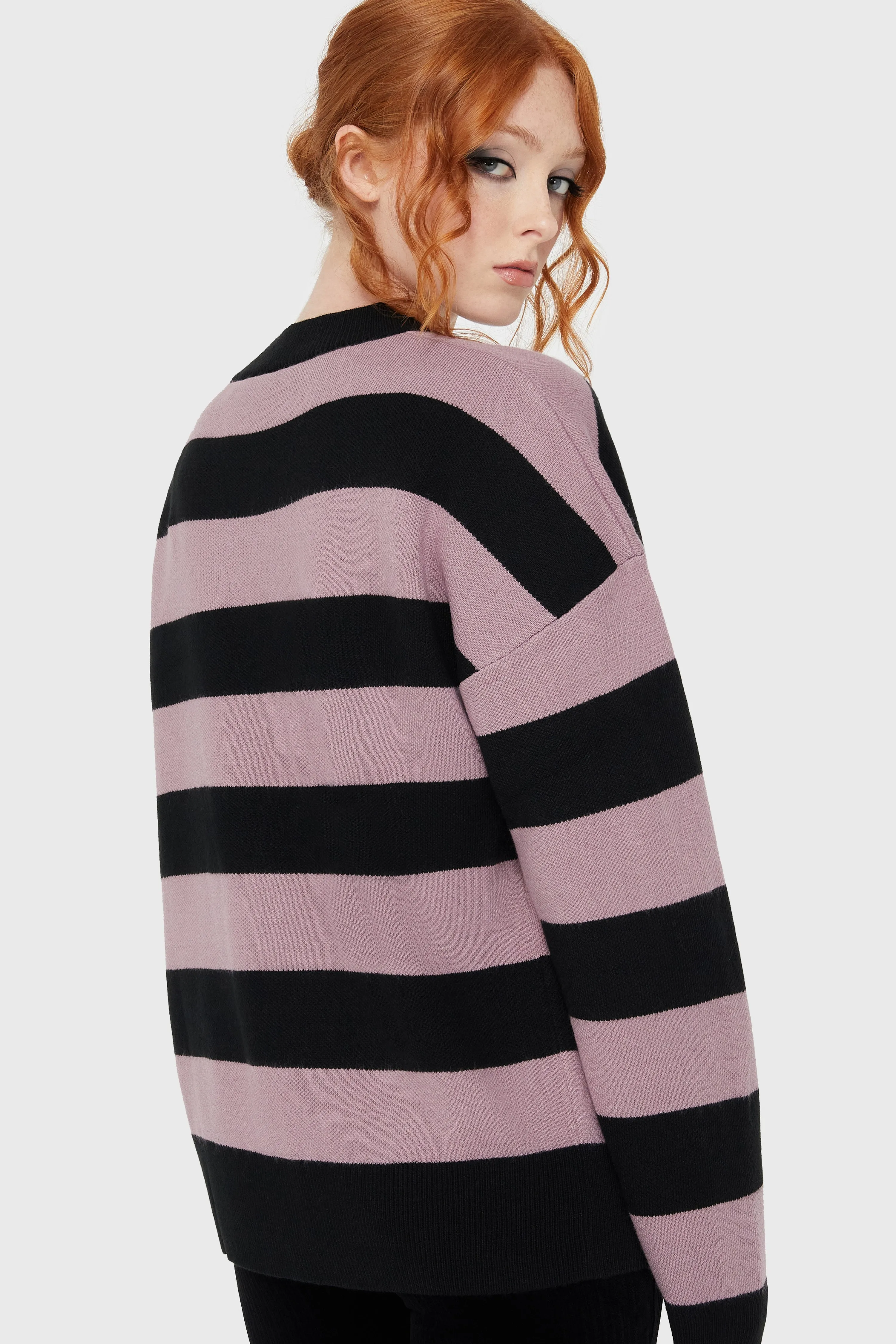 NonIrritatingSeams Crossbones Knit Cardigan