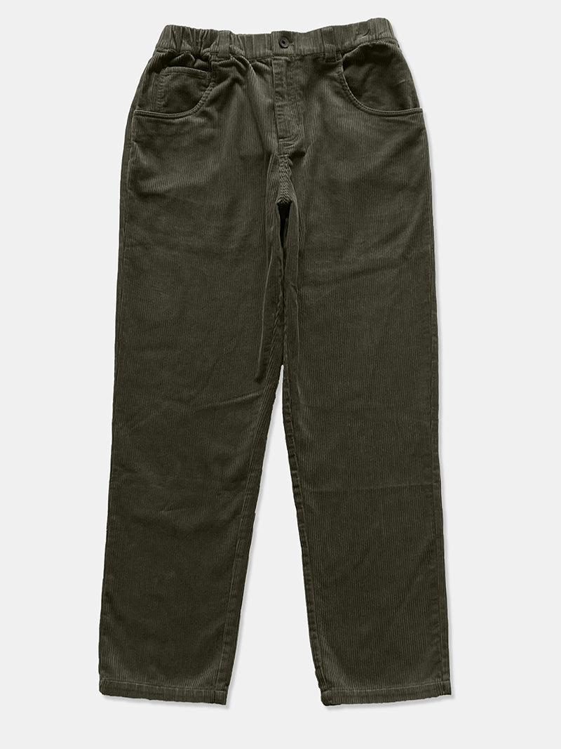 Cruiser Cord Pants - Dusty Olive Essential Fit StainResistantCoating