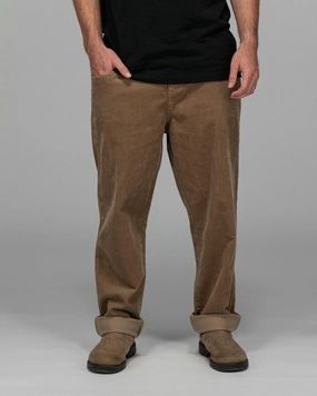 Cruiser Cord Pants - Khaki Flexible Knee Panels