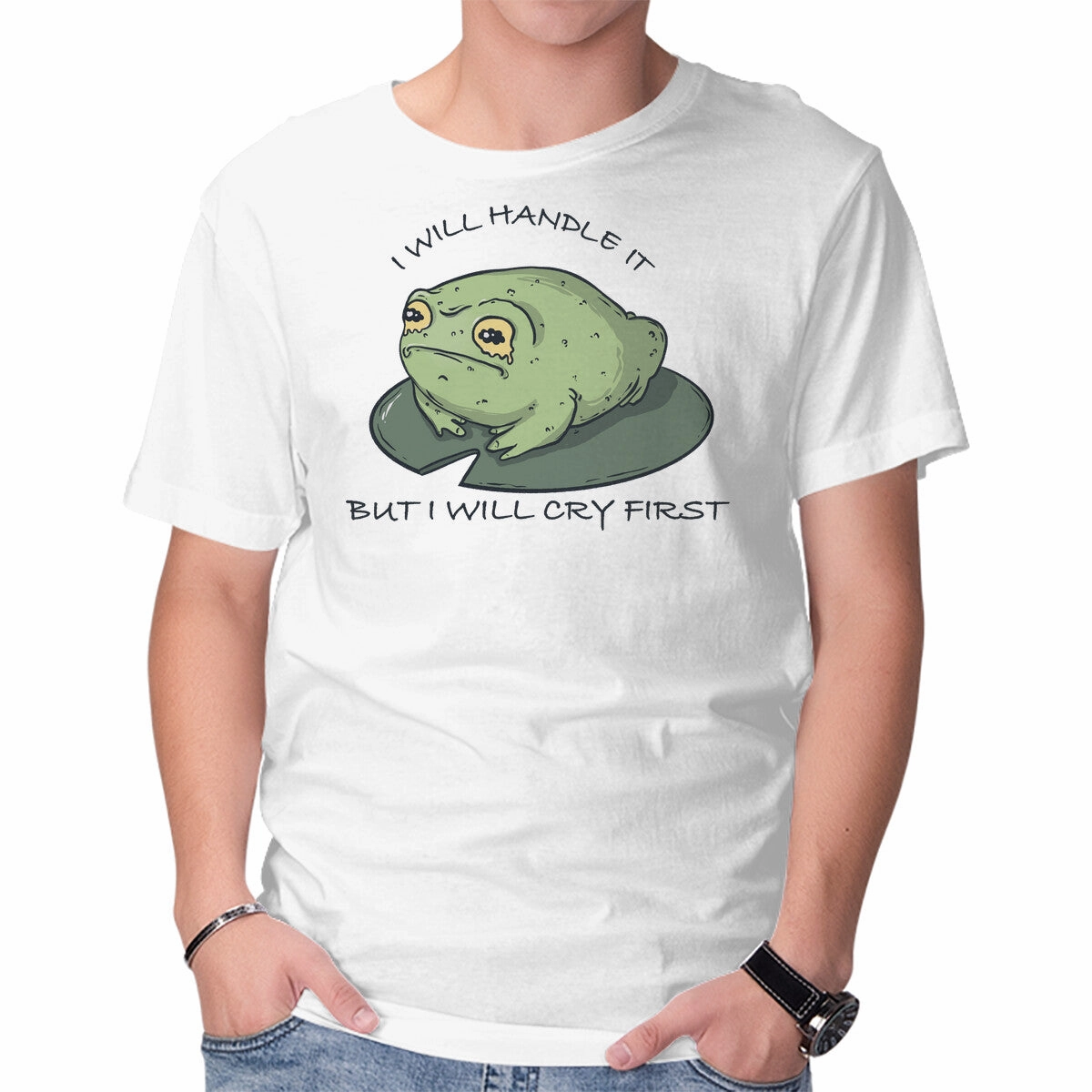 Heathered Texture Stretch Comfort Cry First