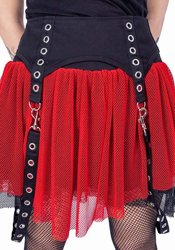 Cybele [Black/Red] | SKIRT* Comfort Wear