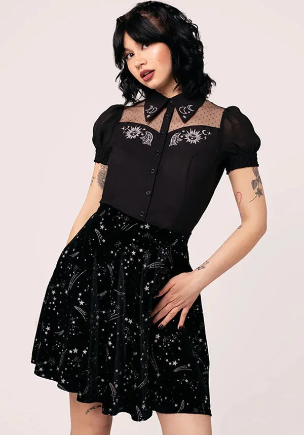 Danica | TOP Self Fabric Tie FoamReinforcedCollar