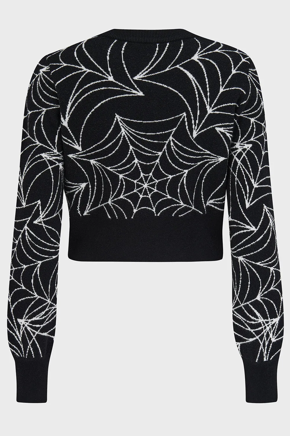 Dark Angel Dottie Cardigan Resilient Fabric Blend Layered Sleeve