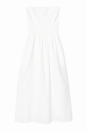 Xirena Finnian Dress in White Lined interior