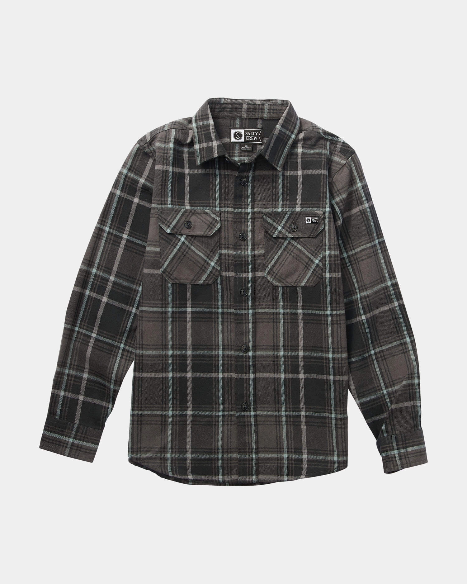 Sustainable Dye Process Daybreak  Flannel Kids - Black