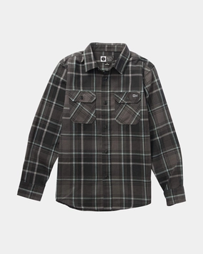Sustainable Dye Process Daybreak  Flannel Kids - Black