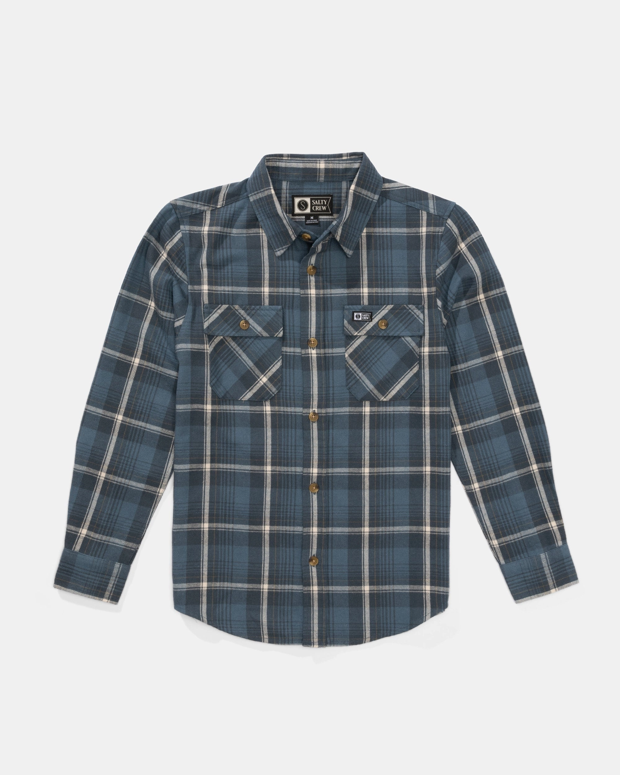 Friends Meetup Daybreak  Flannel Kids - Channel Blue