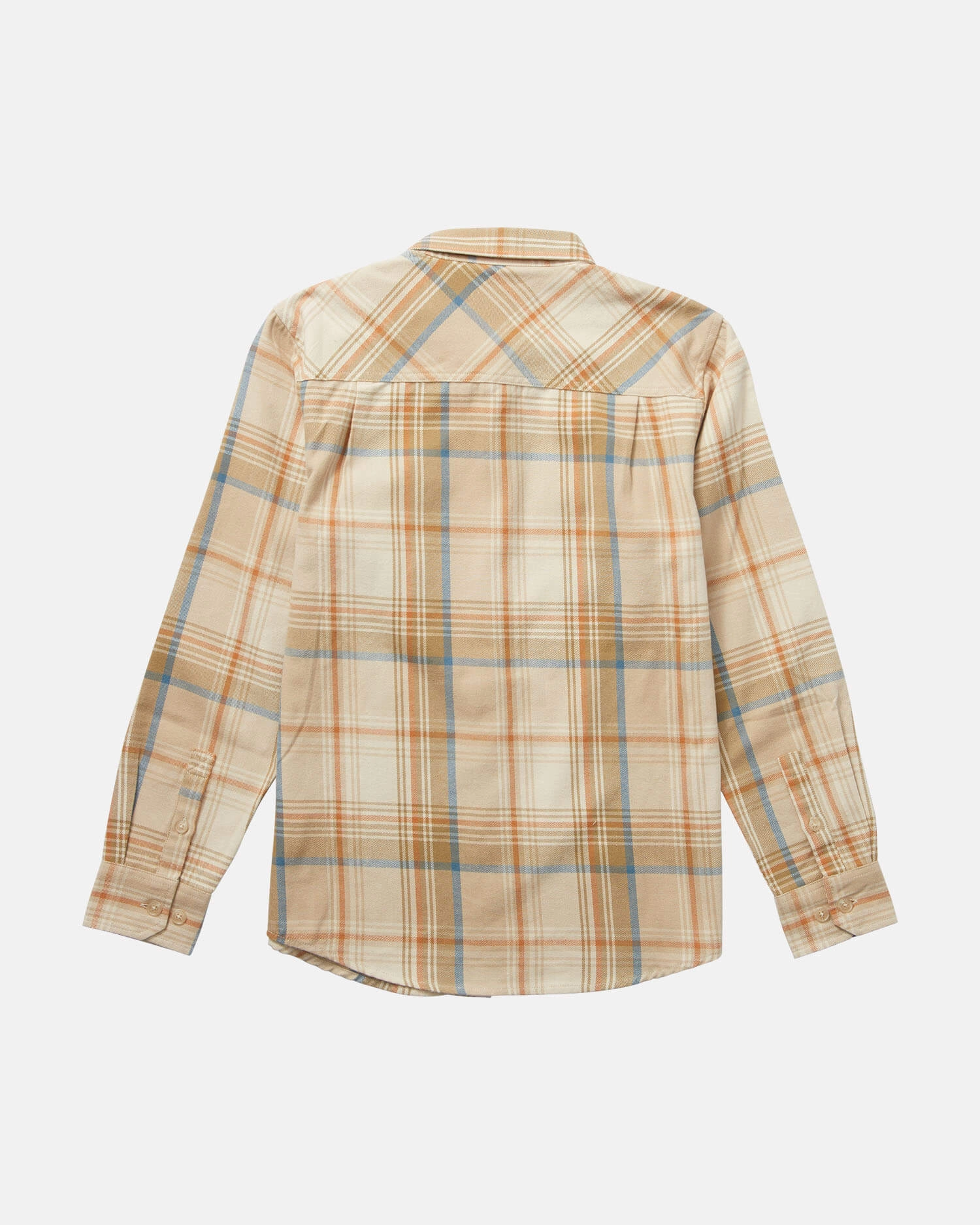 Fitted Shape Tagless Design Daybreak  Flannel Kids - Sandstone