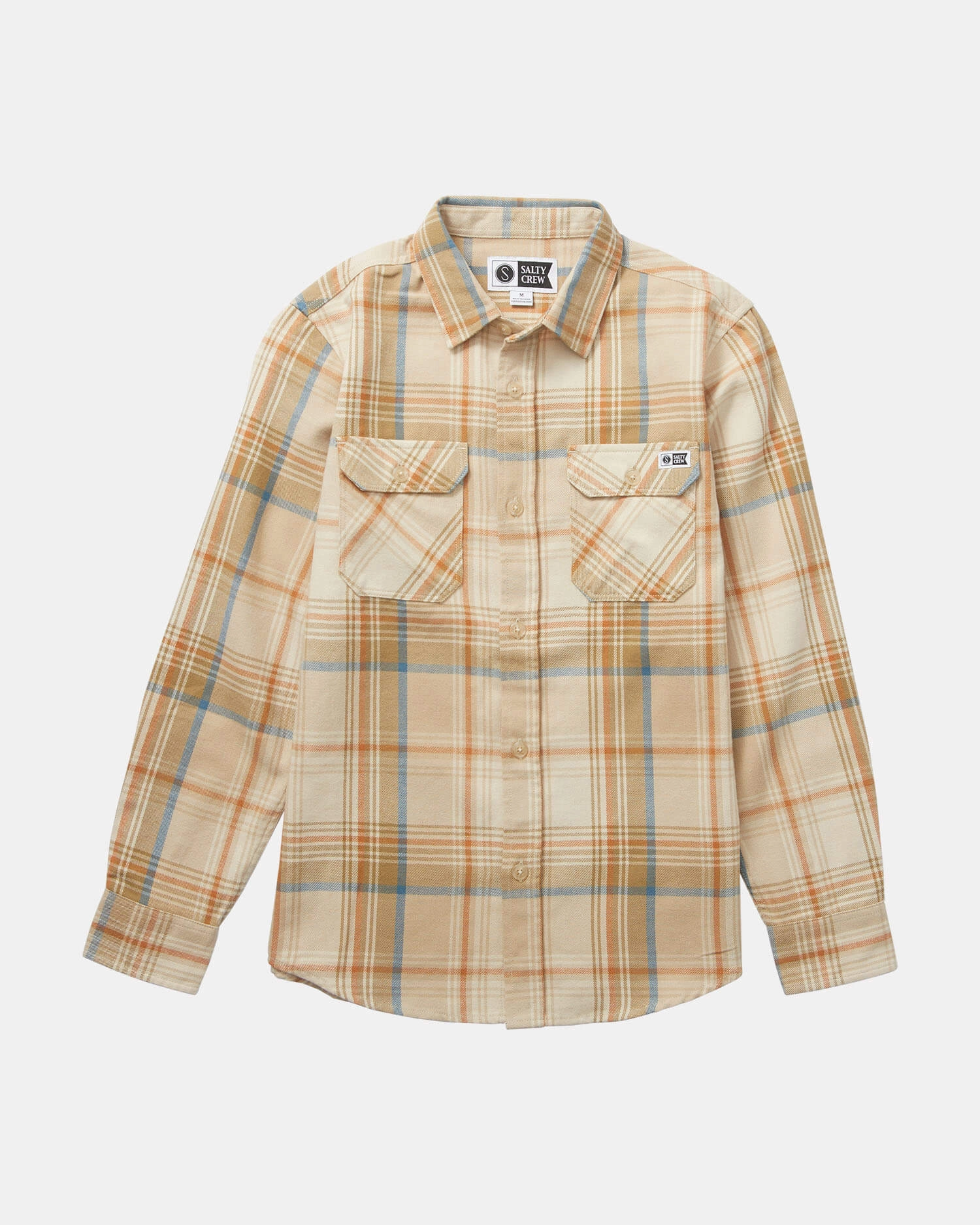 Stretch Fit Technology Daybreak  Flannel Kids - Sandstone