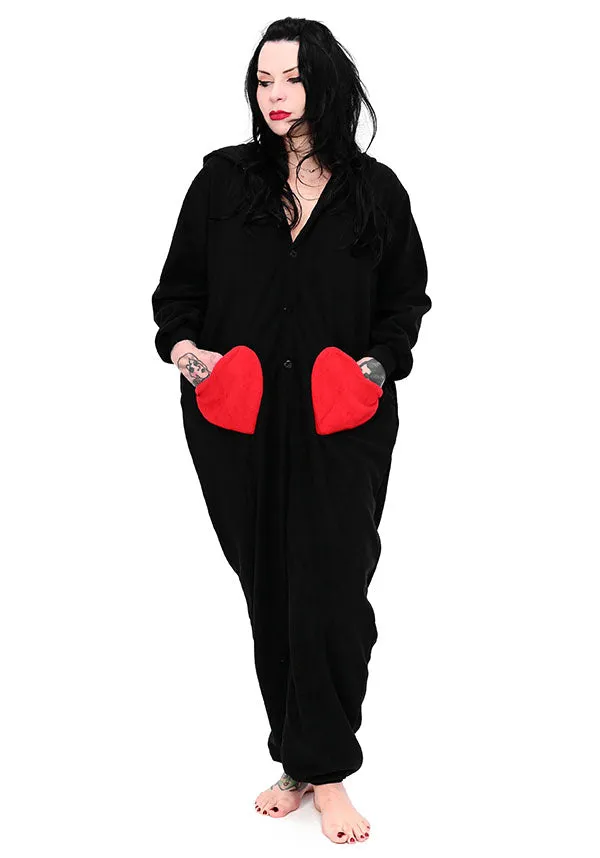 Smooth Stitching Devil [Black] | ONESIE