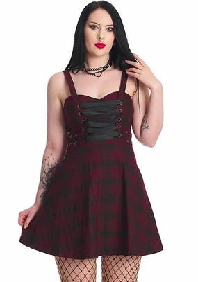 Smooth Flow High-waist Distressed Chicks [Burgundy] | DRESS