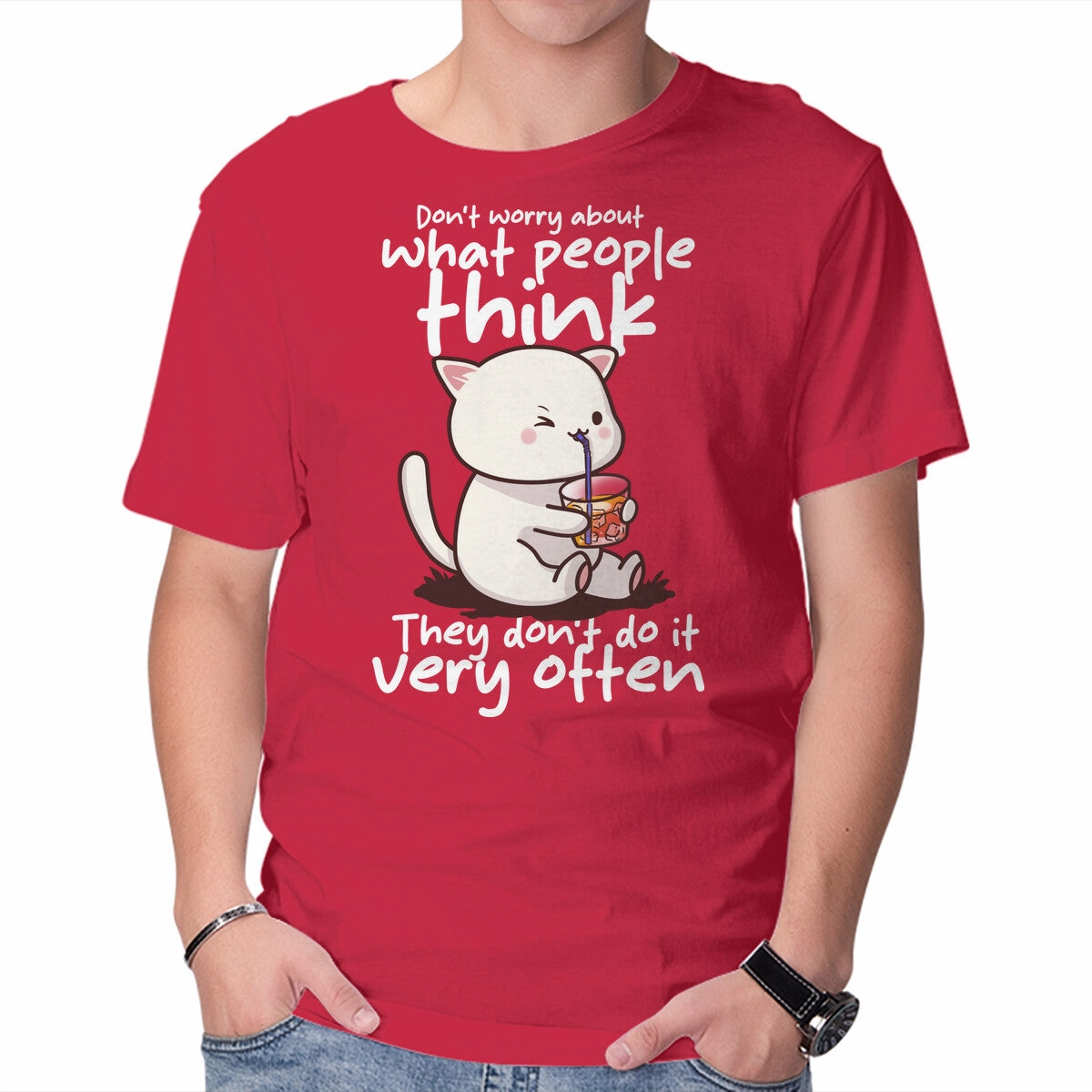 Holiday Casual Easy Care Material Don't Worry What People Think