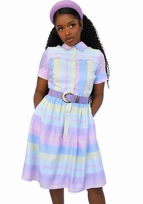 Doris Pastel Striped | DRESS* All Timewear