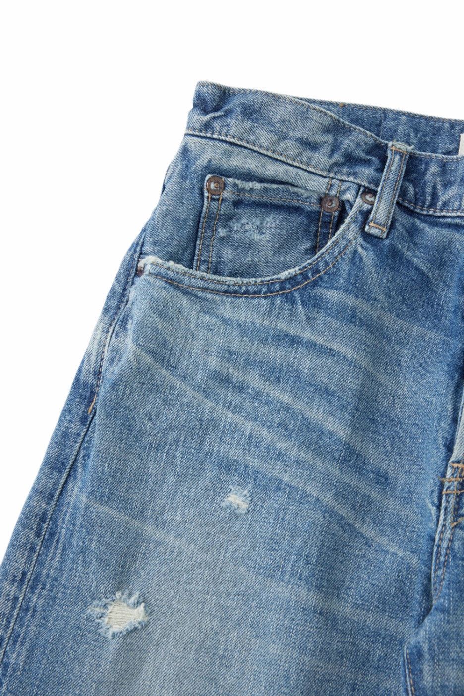 Street Ready Moussy Denim Bradenton Straight Jeans in Blue