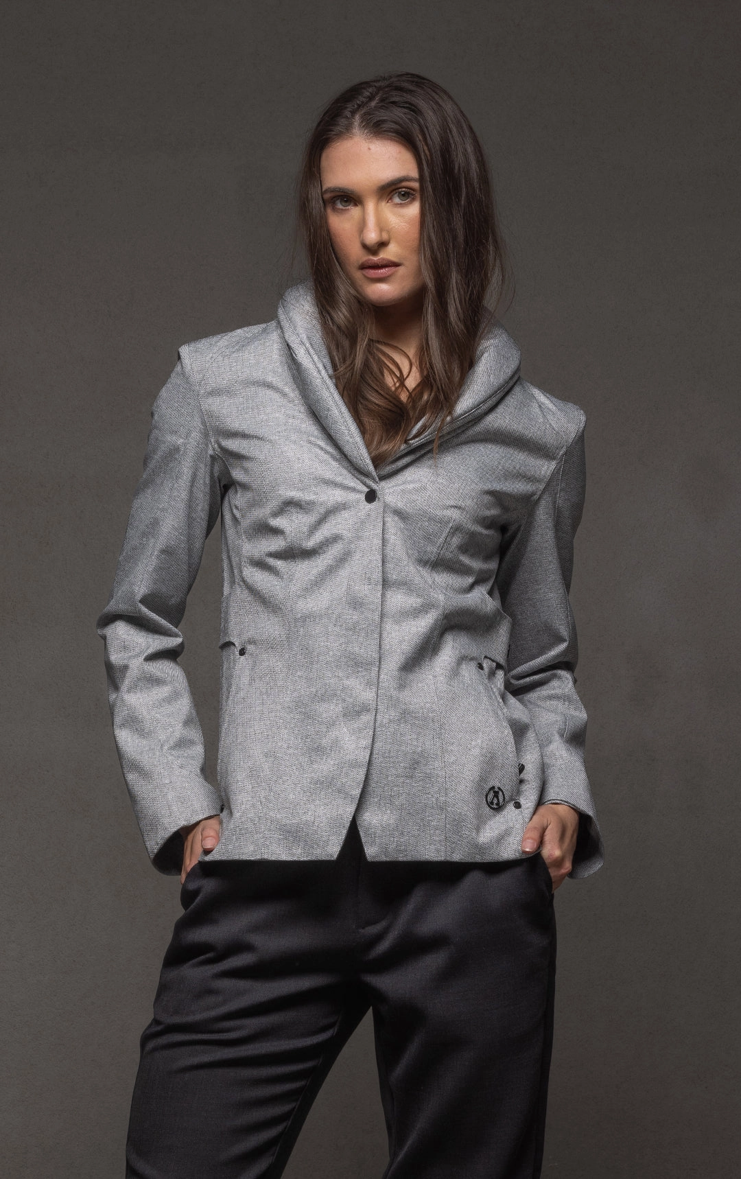 TECHNICAL TWEED JACKET NonRestrictive Cut