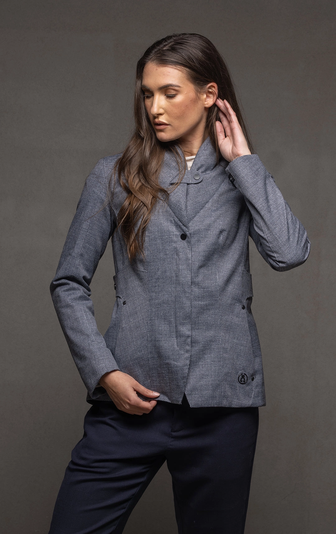 TECHNICAL TWEED JACKET Abrasion Resistant Edging Easy Fit