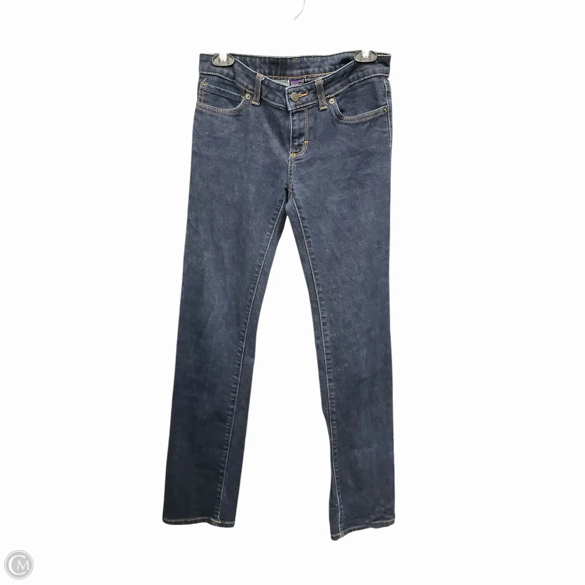 Jeans Straight By Patagonia In Blue Denim, Size: 2 Sport Glow