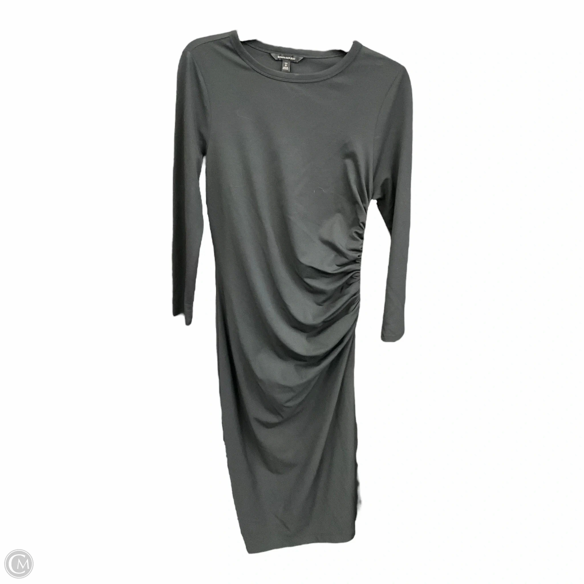 VentilatedMesh Dress Casual Maxi By Banana Republic In Black, Size: S