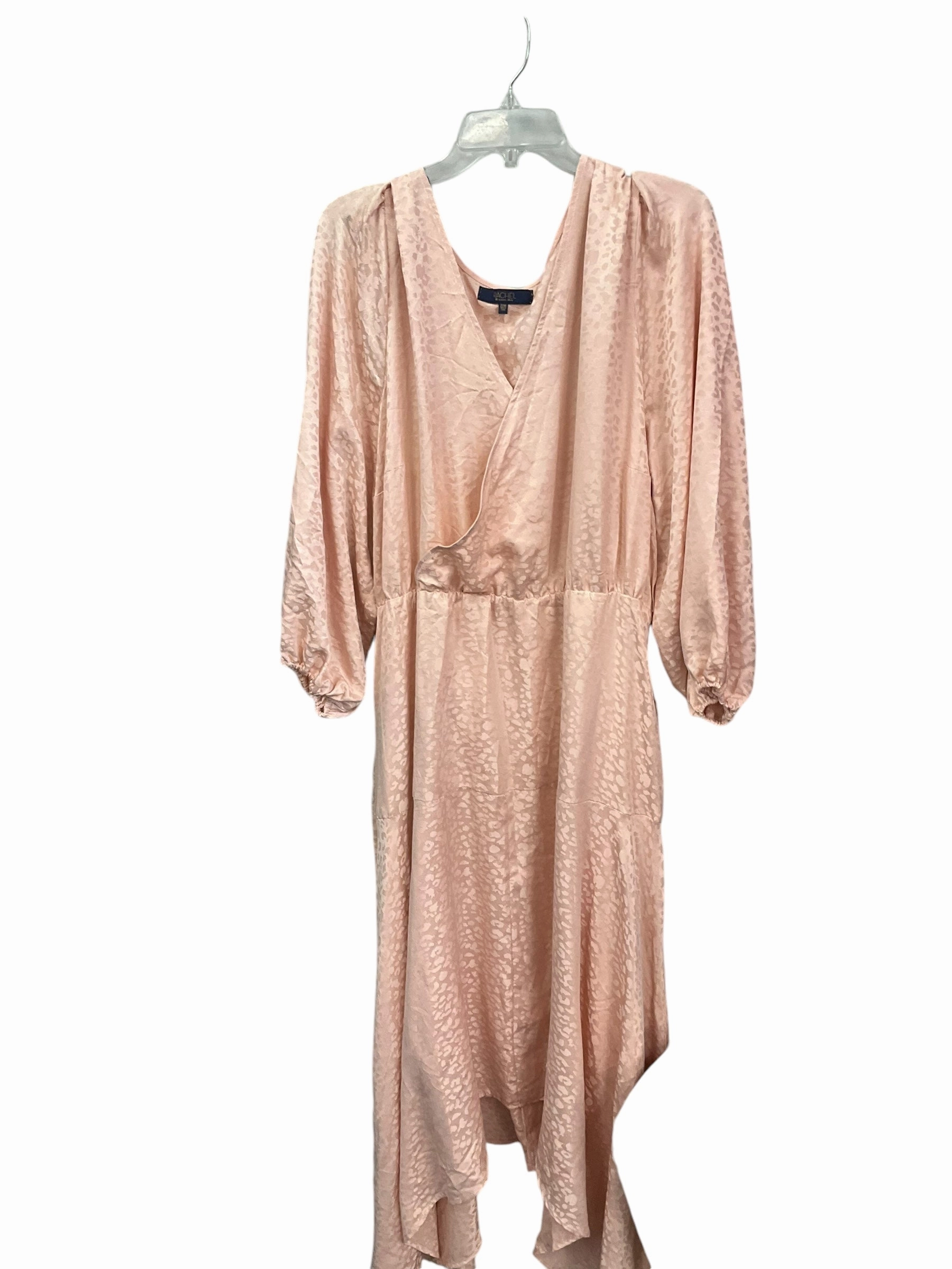 Dress Casual Maxi By Rachel Roy In Peach, Size: 22womens LowMaintenanceMaterial OdorResistant Coating