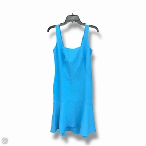 Dress Casual Midi By Ann Taylor In Blue, Size: Xs Stretchable Fabric