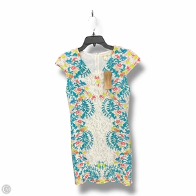 WrinkleResistant Finish VersatileStyle Dress Casual Midi By Francesca's In Multi-colored, Size: S