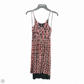 Dress Casual Midi By Free People In Black & Red, Size: M Trans Glow