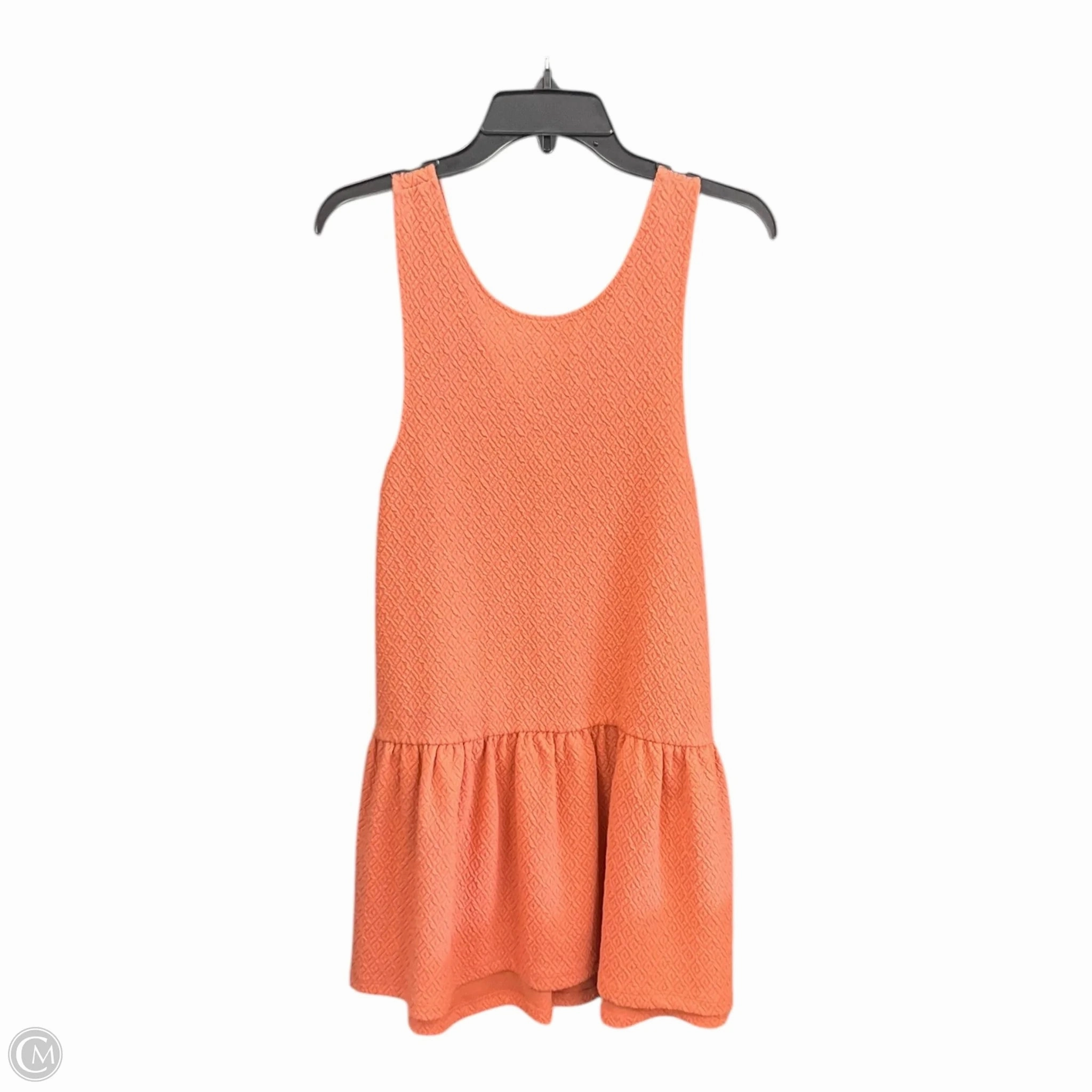 Dress Casual Short By Free People In Orange, Size: Xs Layer Safe