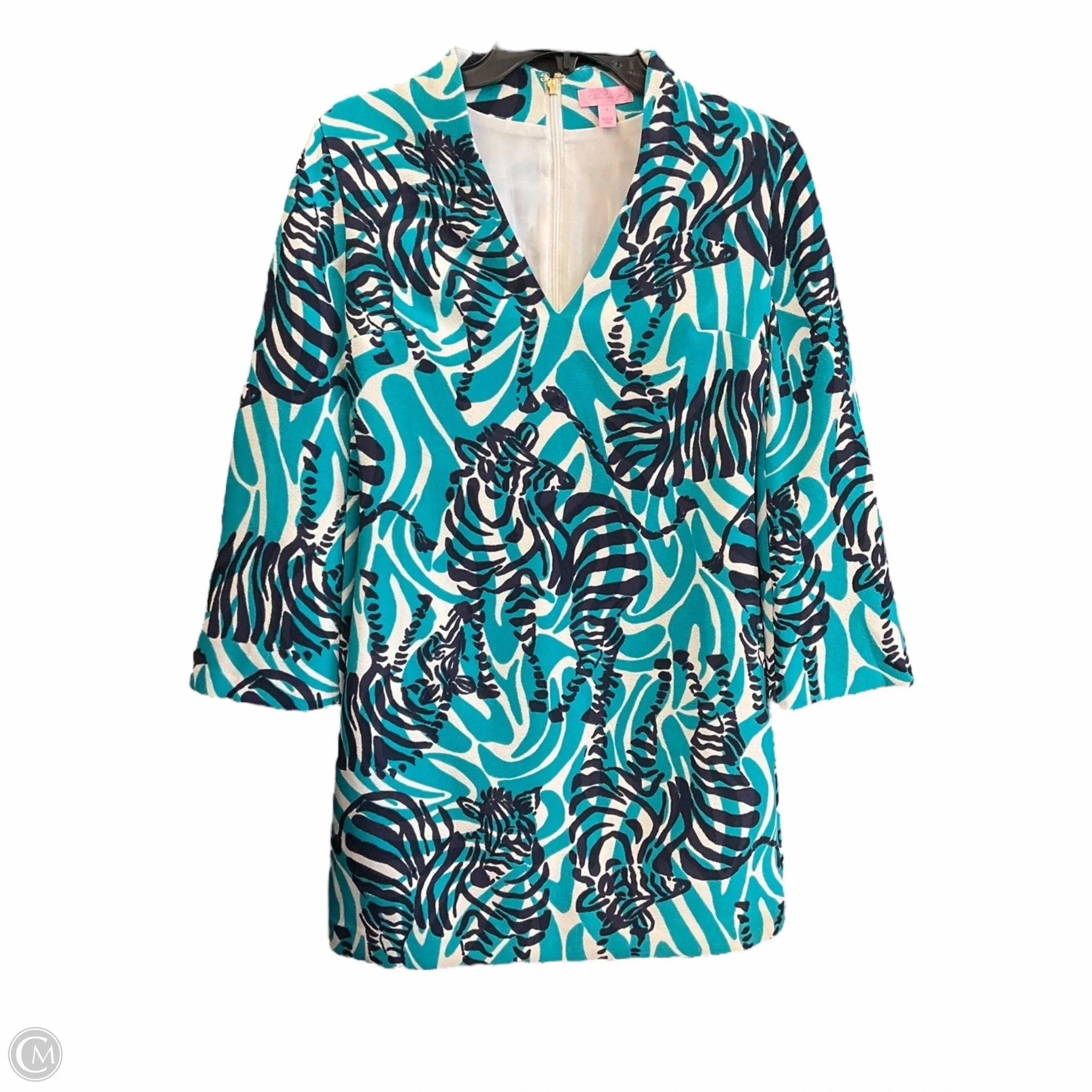 Dress Casual Short By Lilly Pulitzer In Blue, Size: Xs Motion Core Moon Beam