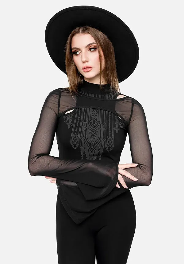 Umbra |  LONG SLEEVE TOP NonScratchyLining BreathableMesh