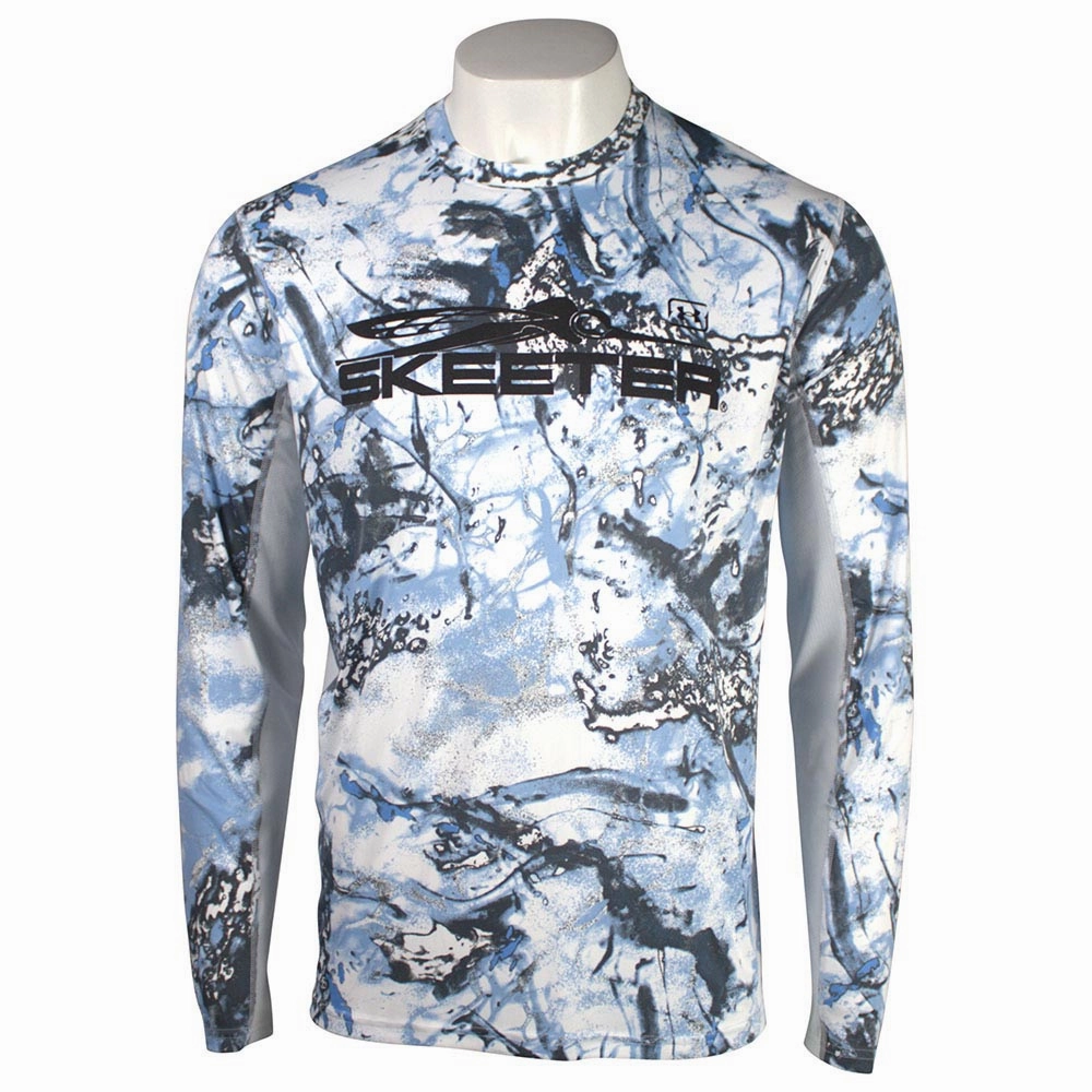 Skeeter Under Armour Iso Chill Shorebreak Camo Long Sleeve Eco Friendly Production