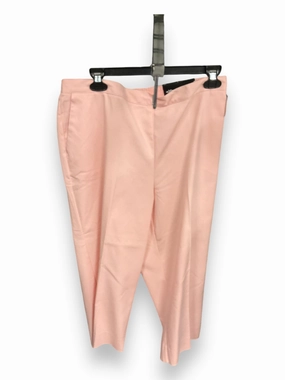 Concert Vibe Capris By Alfred Dunner In Pink, Size: 14