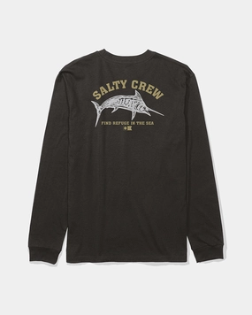 Comfort Fit Bill Fishing Ls Tee - Black