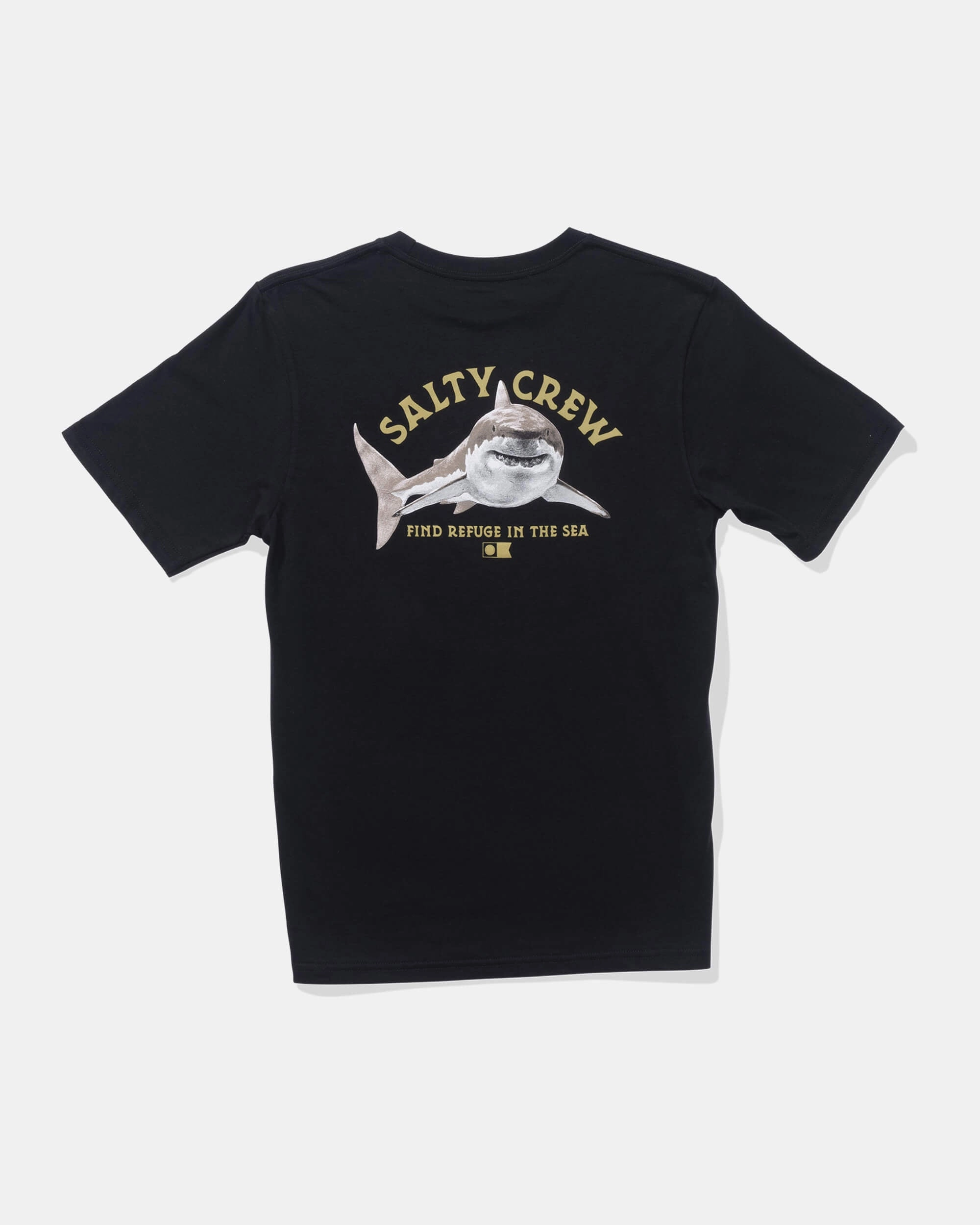 Lurking  Ss Tee Kids - Black Double Stitched Hem Buttery Soft Handfeel