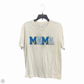 Maternity Athletic Top Short Sleeve By Clothes Mentor, Size: L Pearl Tone StainlessZippers