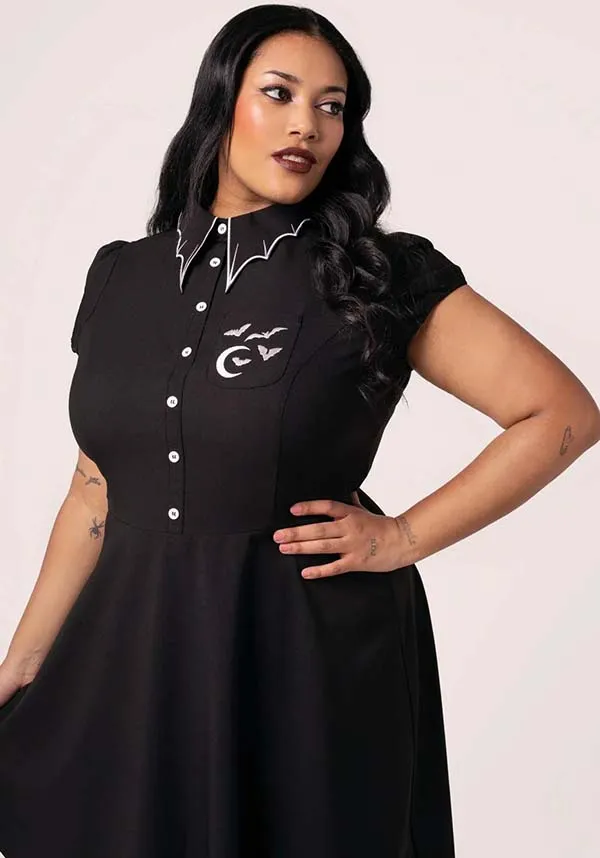 Drusilla | DRESS Contrast Stitching MeshPanelIntegration