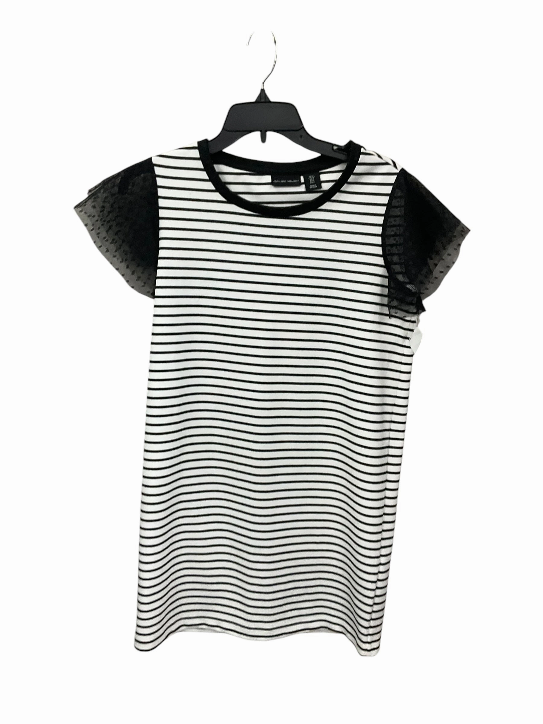 Dress Casual Midi By Adrienne Vittadini In Striped Pattern, Size: 0 QuickReleaseFastener