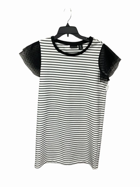 Dress Casual Midi By Adrienne Vittadini In Striped Pattern, Size: 0 QuickReleaseFastener
