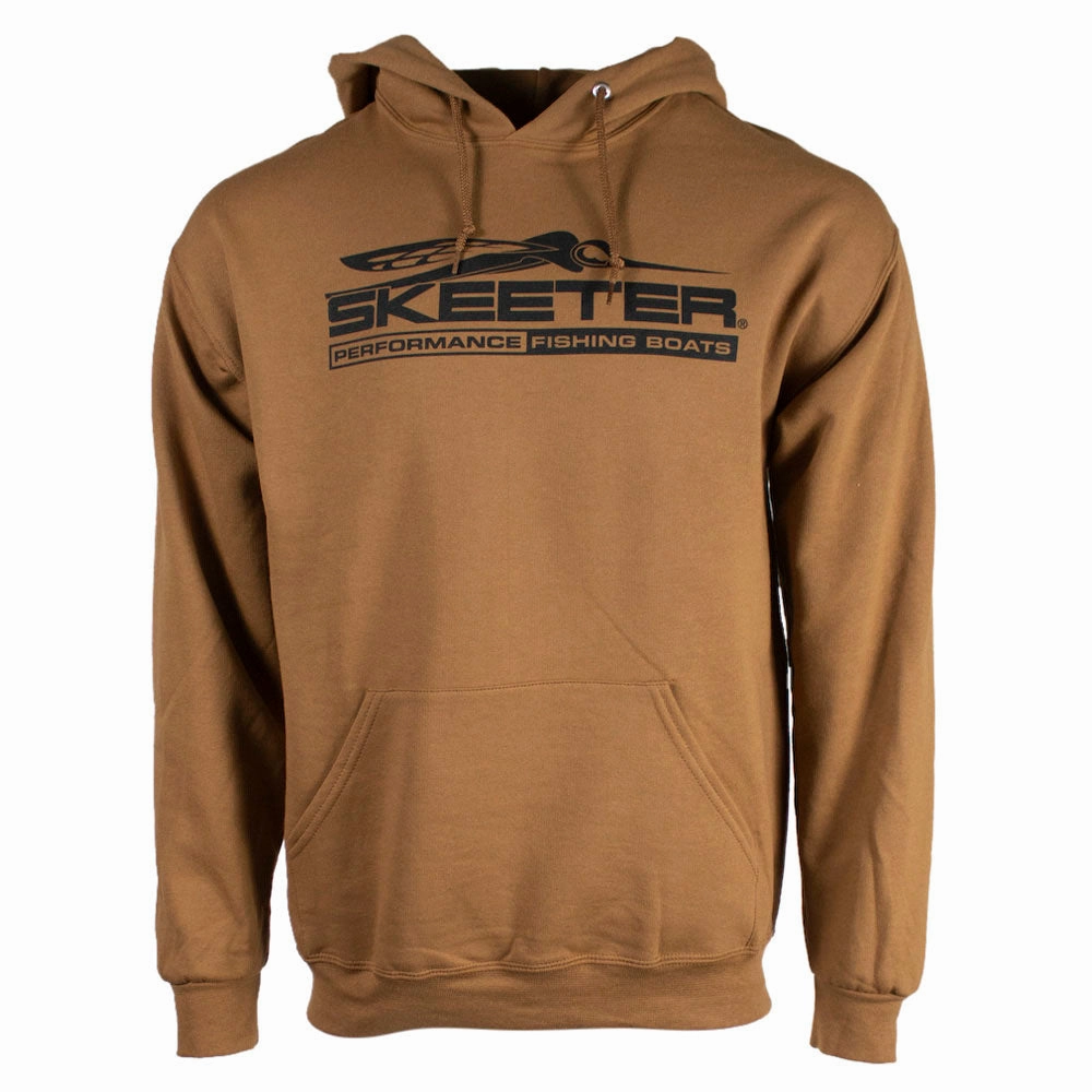 Skeeter Brown Logo Hoodie Mode Sense