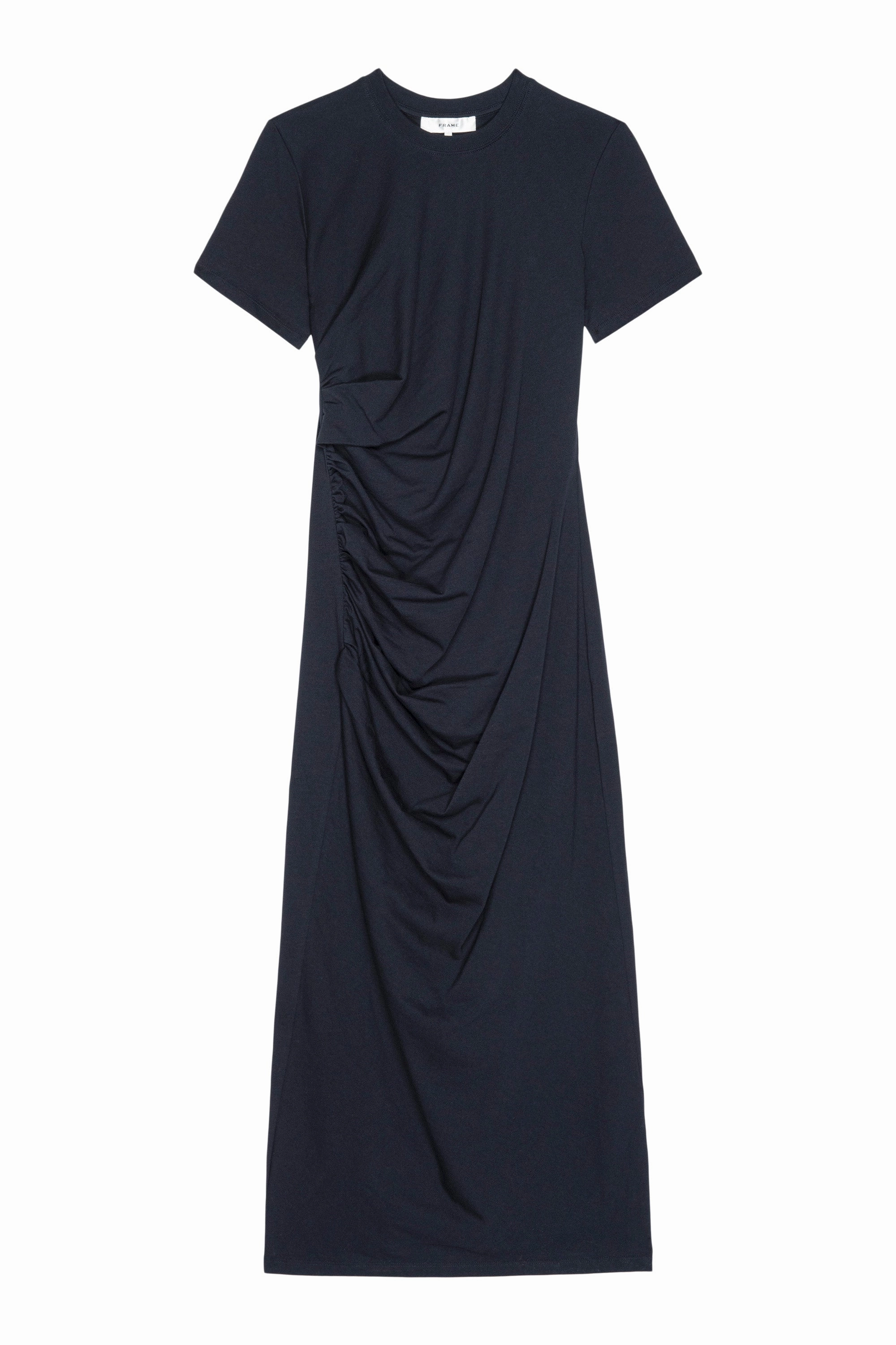 Frame Denim Twist Dress in Navy Empire-Waist Light and breezy summer dress