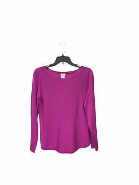 Top Long Sleeve By Chicos In Pink, Size: S Handmade Glow Island Vibe