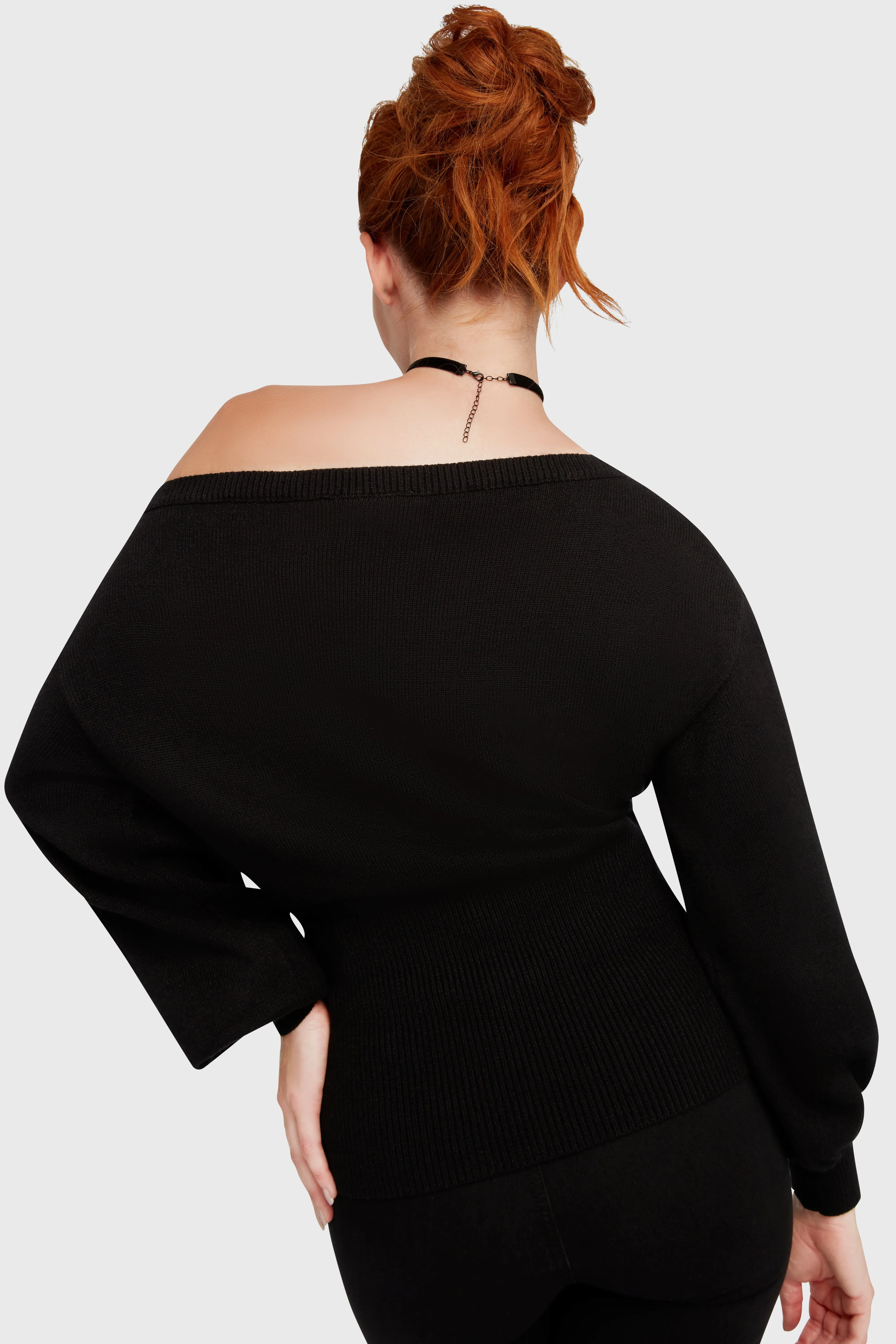 Eldritch Top Low Profile Zipper Closure Reflective Trim