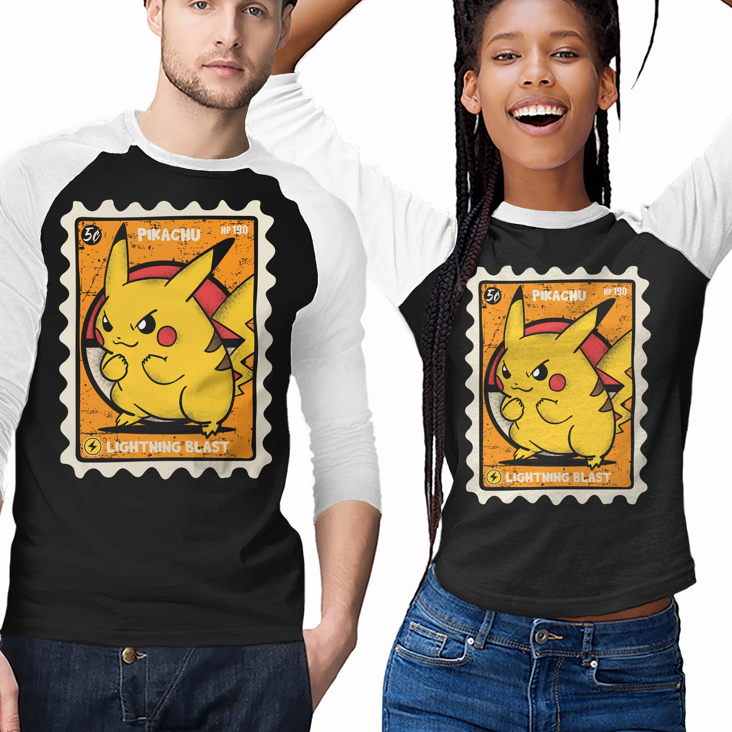 Street Casual Look Electric Stamp