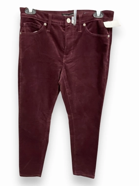 Pants Corduroy By Banana Republic In Maroon, Size: 4 MachineWashable