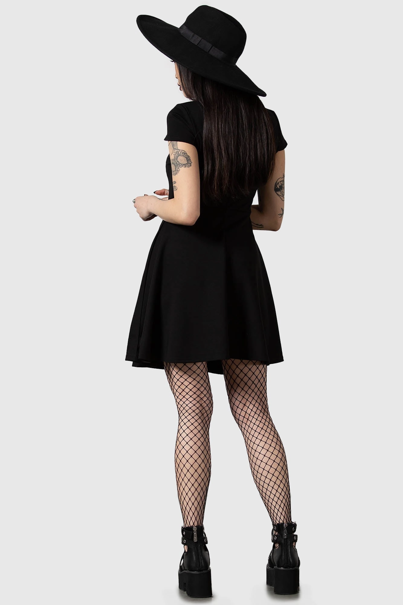 Tied Up Skater Dress Flattering Look