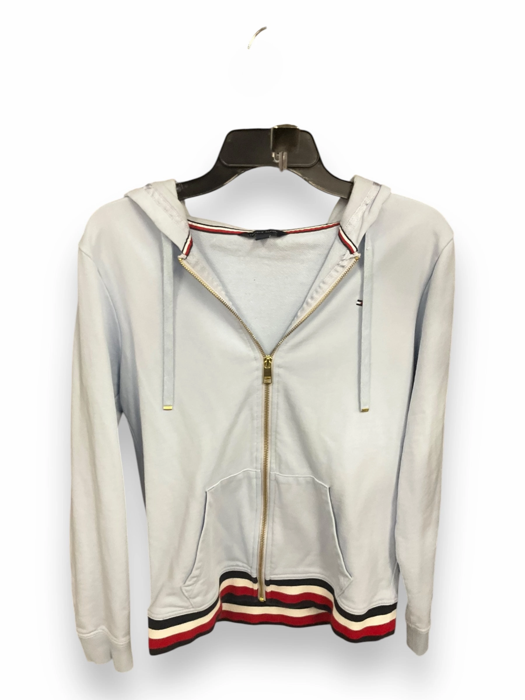 Athletic Jacket By Tommy Hilfiger In Blue, Size: M AntiStatic Treatment Trendy Boots