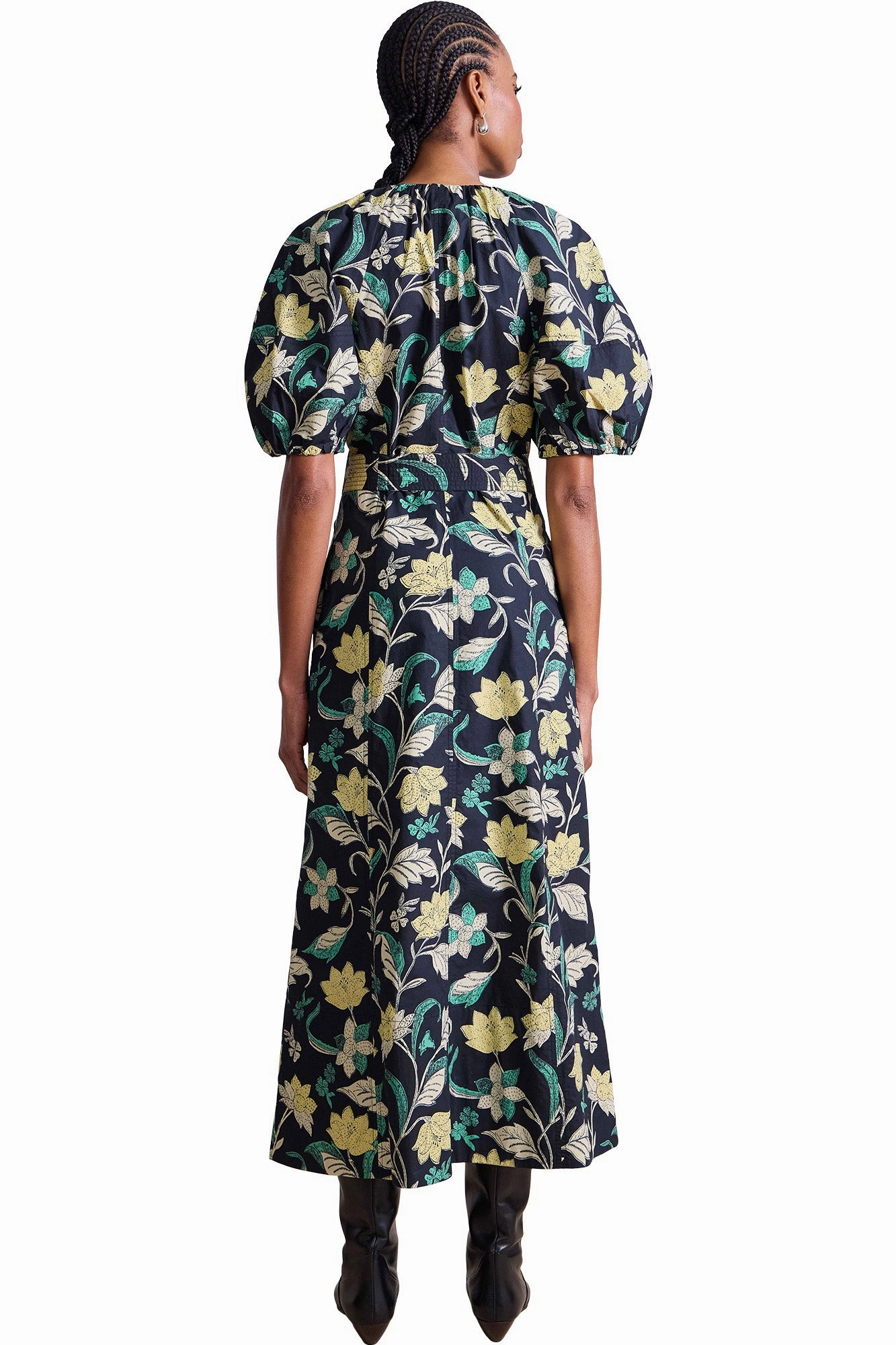 Lightweight Layer Perfect Day-to-Night Apiece Apart Neli Maxi in Essa Floral Citron