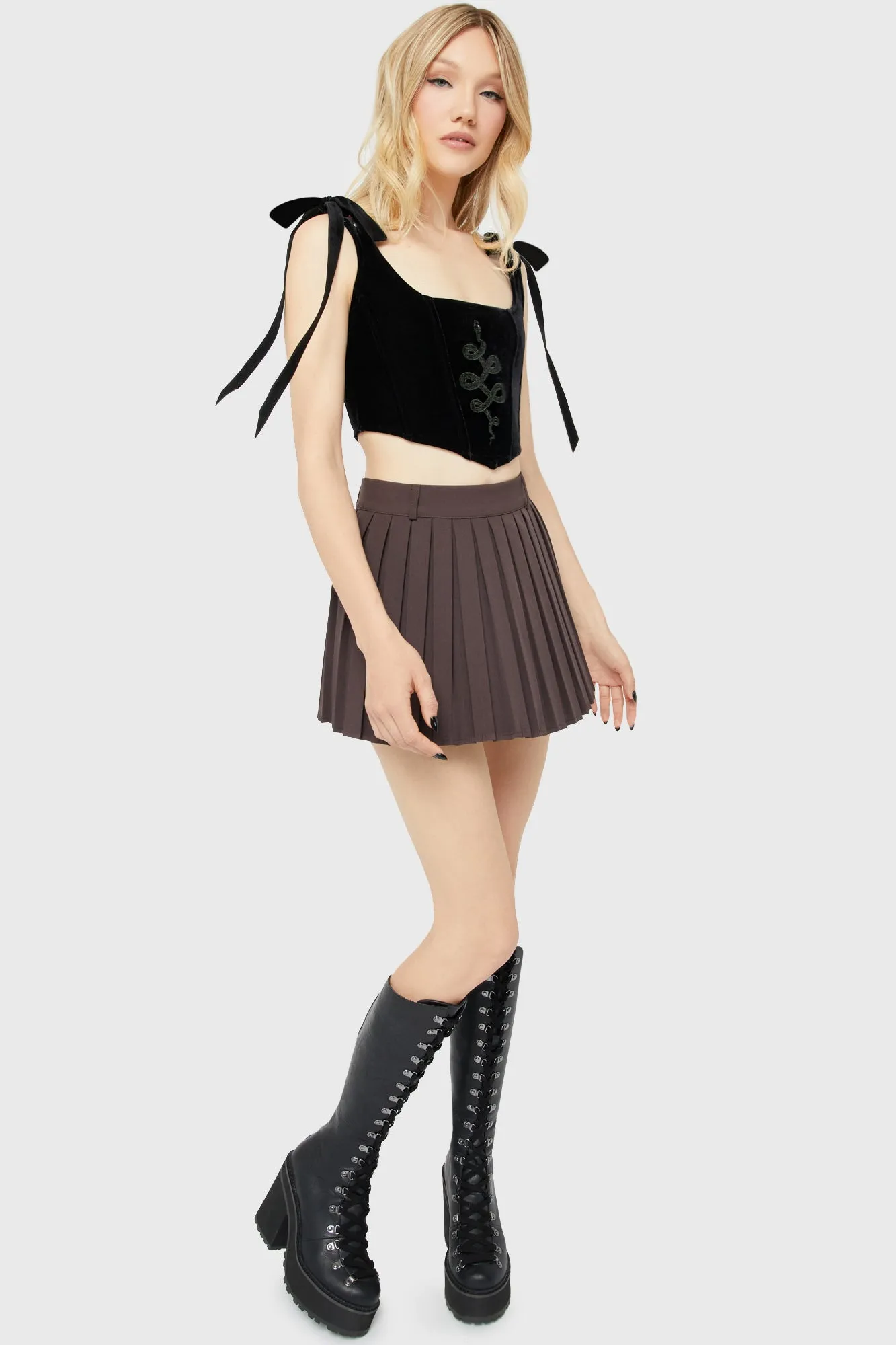 Relaxed Tank SeamFreeShoulder Eve's Venom Corset Top