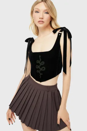 FeatherlightConstruction Soft Pullover Eve's Venom Corset Top