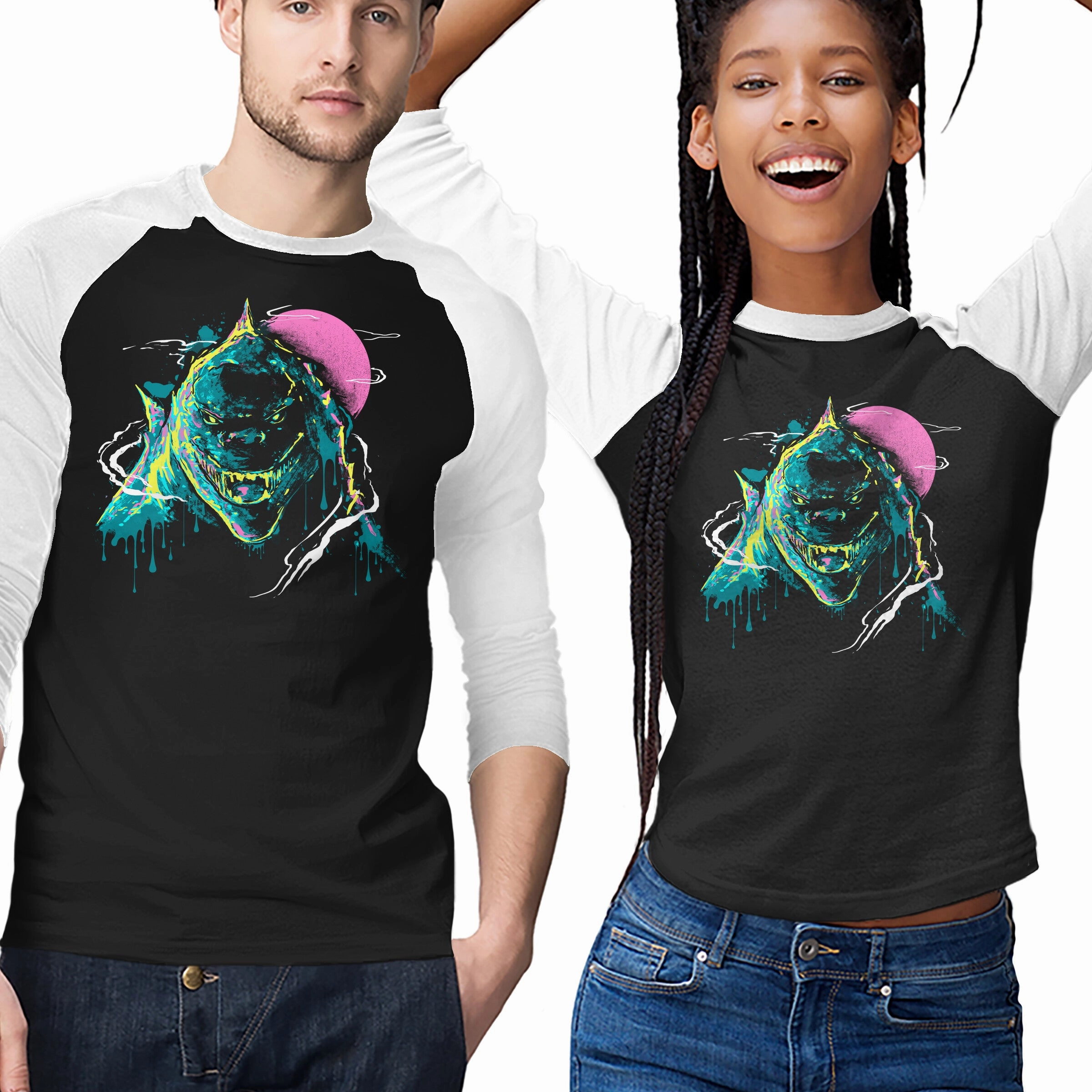 Colorful Kaiju Lace trim