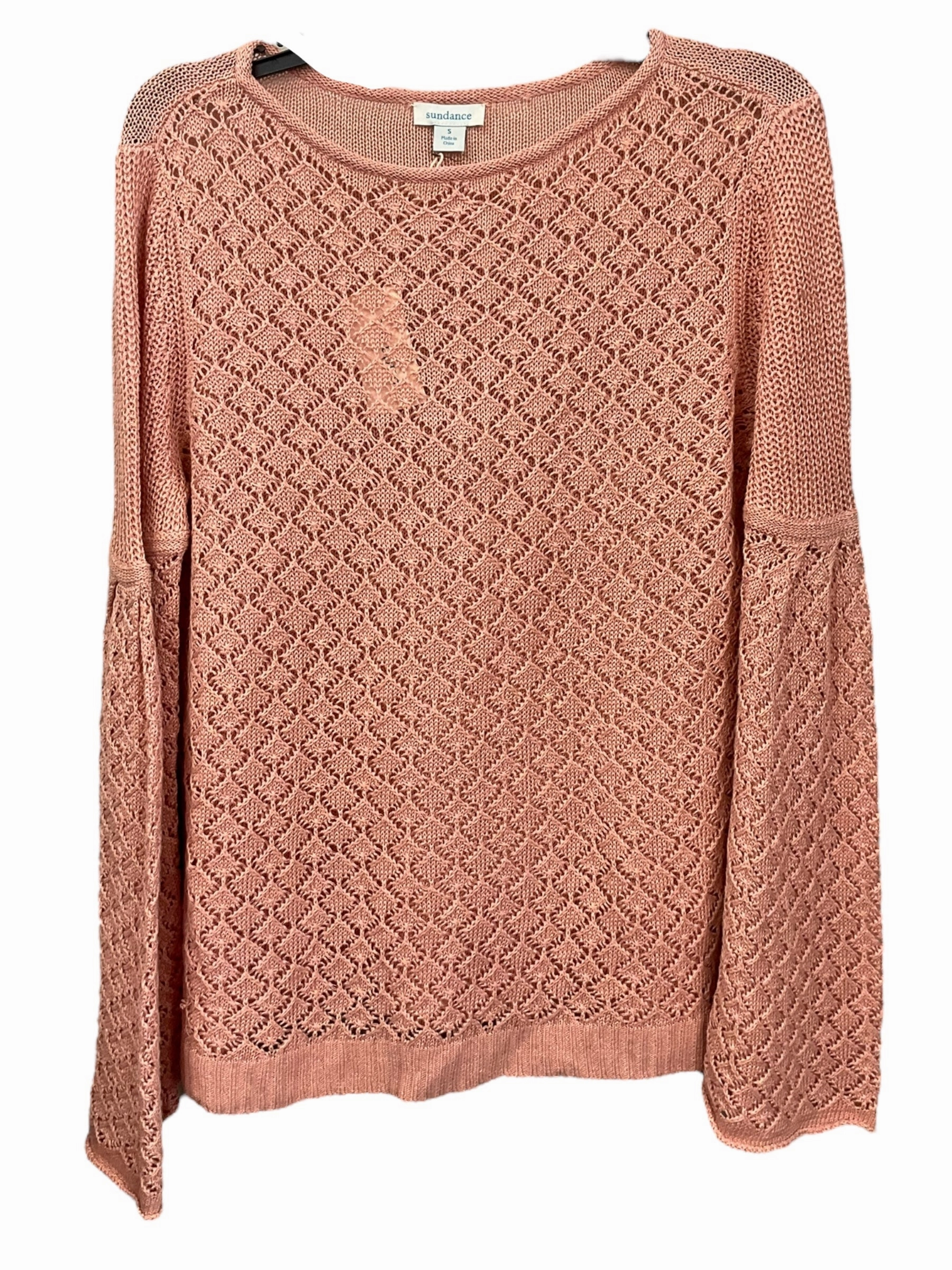 Zoom Proper Ship Glow Peach Sweater Sundance, Size S